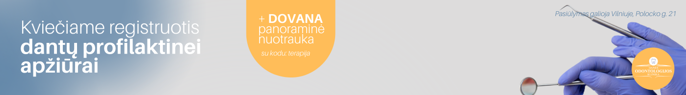 Dantų plombavimo procesas odontologijoje
